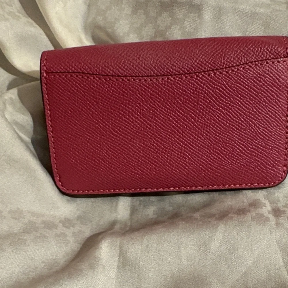 Coach Pink Leather Card Holder - Picture 13 of 13